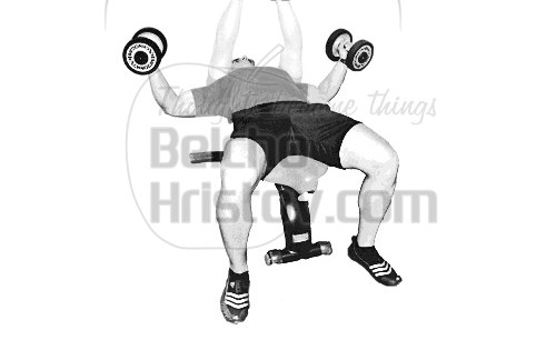 Флайс с дъмбели от лег