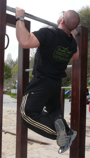 Белчо Христов - в действие по време на практика на курсовете N.A.F.A.